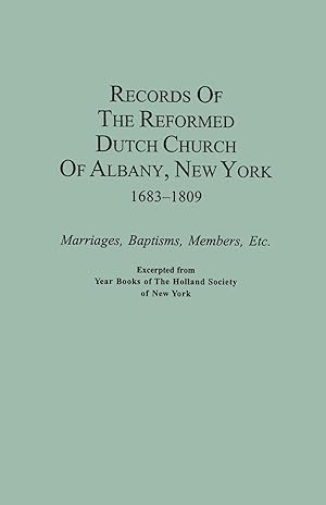 Seller image for Records of the Reformed Dutch Church of Albany, New York, 1683-1809 for sale by moluna