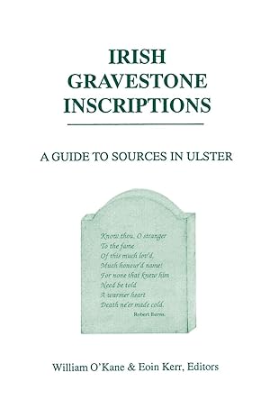 Seller image for Irish Gravestone Inscriptions for sale by moluna