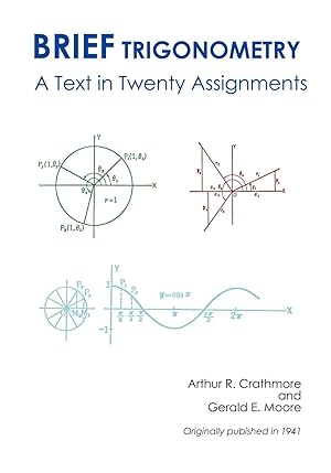 Seller image for Brief Trigonometry A Text in Twenty Assignments for sale by moluna