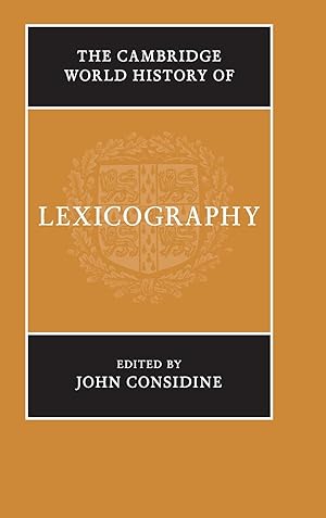 Bild des Verkufers fr The Cambridge World History of Lexicography zum Verkauf von moluna