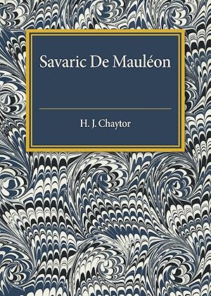 Imagen del vendedor de Savaric De Mauleon a la venta por moluna