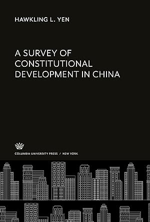 Imagen del vendedor de A Survey of Constitutional Development in China a la venta por moluna