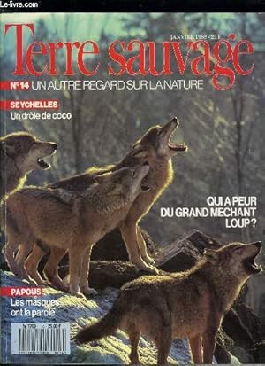 Image du vendeur pour Terre sauvage n 14 - Gerald Durrell par Jenny Devitt, Seychelles : un drole de coco par Michel Dominik, Qui a peur du grand mchant loup ? par Elena Adam, Stromatolites : les premiers tmoins de la vie par Georges Rieben, Il pleut, il mouille mis en vente par Le-Livre