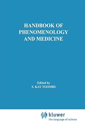 Image du vendeur pour Handbook of Phenomenology and Medicine mis en vente par moluna