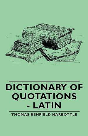 Seller image for Dictionary of Quotations - Latin for sale by moluna
