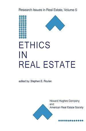 Immagine del venditore per Ethics in Real Estate venduto da moluna