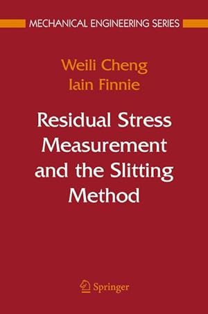 Seller image for Residual Stress Measurement and the Slitting Method for sale by moluna