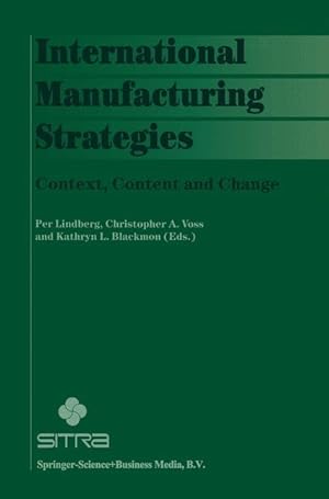 Immagine del venditore per International Manufacturing Strategies venduto da moluna