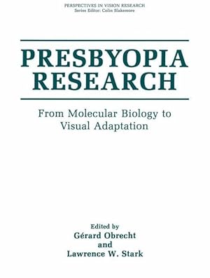 Bild des Verkufers fr Presbyopia Research zum Verkauf von moluna