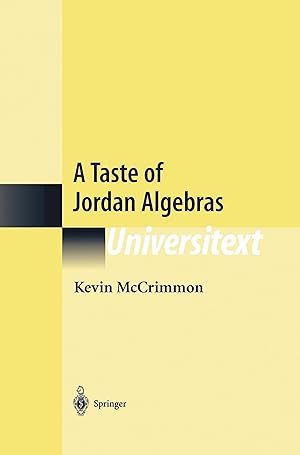 Seller image for A Taste of Jordan Algebras for sale by moluna