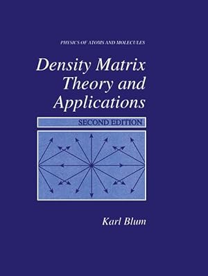 Image du vendeur pour Density Matrix Theory and Applications mis en vente par moluna