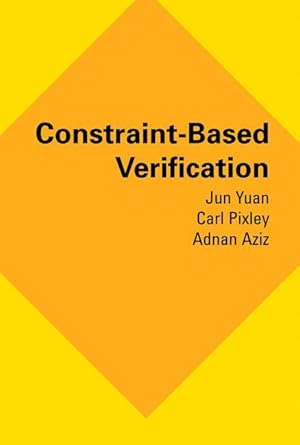 Seller image for Constraint-Based Verification for sale by moluna