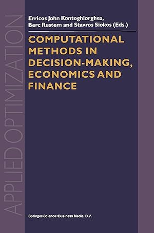 Seller image for Computational Methods in Decision-Making, Economics and Finance for sale by moluna