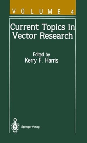 Imagen del vendedor de Current Topics in Vector Research a la venta por moluna