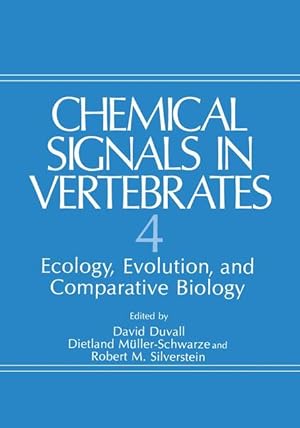 Bild des Verkufers fr Chemical Signals in Vertebrates 4 zum Verkauf von moluna