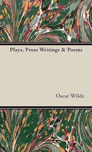 Seller image for Plays, Prose Writings & Poems for sale by moluna