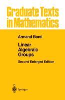 Imagen del vendedor de Linear Algebraic Groups a la venta por moluna