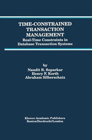 Image du vendeur pour Time-Constrained Transaction Management mis en vente par moluna