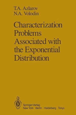 Imagen del vendedor de Characterization Problems Associated with the Exponential Distribution a la venta por moluna