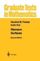 Seller image for Riemann Surfaces for sale by moluna