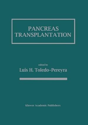 Bild des Verkufers fr Pancreas Transplantation zum Verkauf von moluna