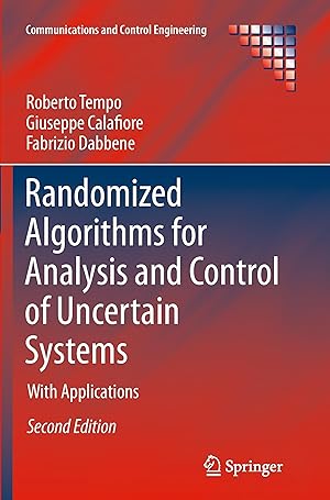 Bild des Verkufers fr Randomized Algorithms for Analysis and Control of Uncertain Systems zum Verkauf von moluna
