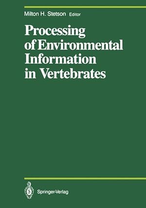 Imagen del vendedor de Processing of Environmental Information in Vertebrates a la venta por moluna