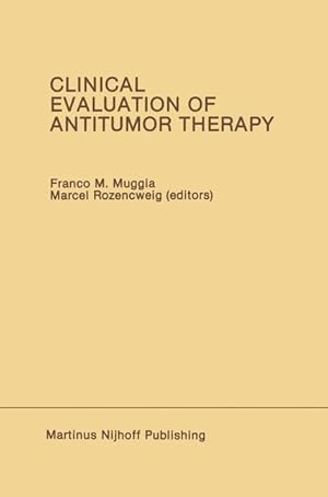 Bild des Verkufers fr Clinical Evaluation of Antitumor Therapy zum Verkauf von moluna