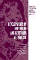 Immagine del venditore per Developments in Tryptophan and Serotonin Metabolism venduto da moluna