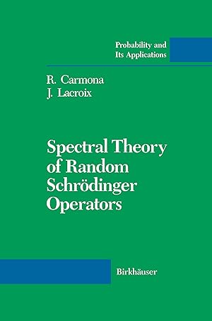 Bild des Verkufers fr Spectral Theory of Random Schroedinger Operators zum Verkauf von moluna