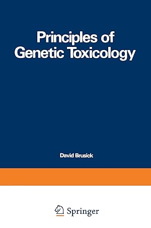 Seller image for Principles of Genetic Toxicology for sale by moluna
