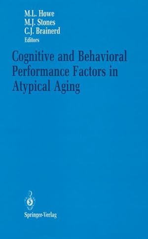 Bild des Verkufers fr Cognitive and Behavioral Performance Factors in Atypical Aging zum Verkauf von moluna