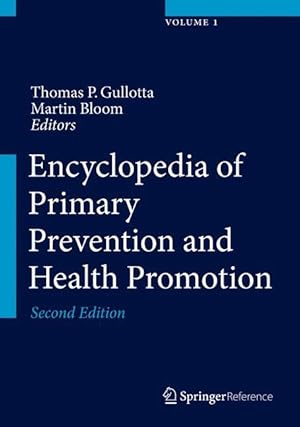 Bild des Verkufers fr Encyclopedia of Primary Prevention and Health Promotion. 4 Baende zum Verkauf von moluna