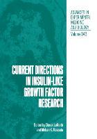 Bild des Verkufers fr Current Directions in Insulin-Like Growth Factor Research zum Verkauf von moluna