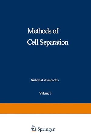 Bild des Verkufers fr Methods of Cell Separation zum Verkauf von moluna