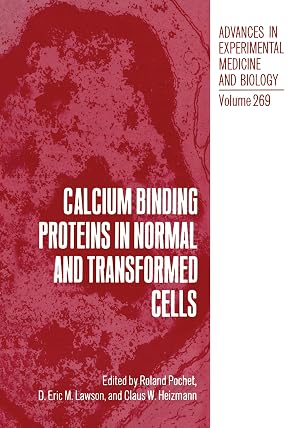 Bild des Verk�ufers f�r Calcium Binding Proteins in Normal and Transformed Cells zum Verkauf von moluna