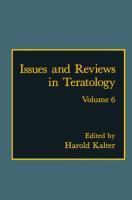 Seller image for Issues and Reviews in Teratology for sale by moluna