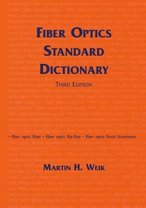 Seller image for Fiber Optics Standard Dictionary for sale by moluna