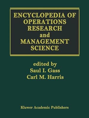 Seller image for Encyclopedia of Operations Research and Management Science for sale by moluna
