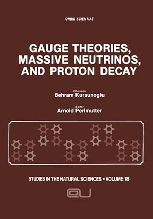 Seller image for Gauge Theories, Massive Neutrinos and Proton Decay for sale by moluna