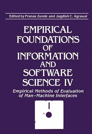 Imagen del vendedor de Empirical Foundations of Information and Software Science IV a la venta por moluna