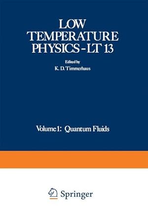 Seller image for Low Temperature Physics-LT 13 for sale by moluna