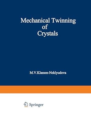 Imagen del vendedor de Mechanical Twinning of Crystals a la venta por moluna