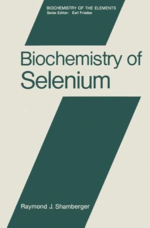 Seller image for Biochemistry of Selenium for sale by moluna
