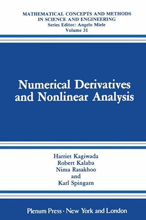 Seller image for Numerical Derivatives and Nonlinear Analysis for sale by moluna
