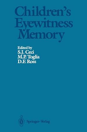 Seller image for Children s Eyewitness Memory for sale by moluna