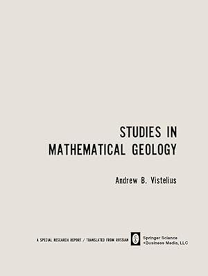 Bild des Verkufers fr Studies in Mathematical Geology zum Verkauf von moluna