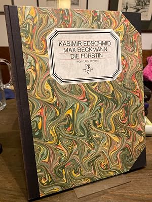 Bild des Verkufers fr Die Frstin. Mit 6 Radierungen von Max Beckmann zum Verkauf von Altstadt-Antiquariat Nowicki-Hecht UG