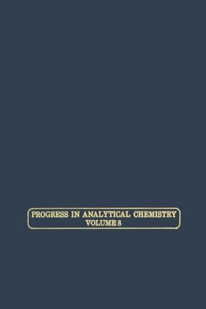 Seller image for Progress in Analytical Chemistry for sale by moluna