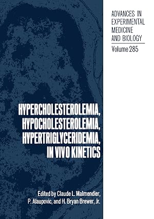 Imagen del vendedor de Hypercholesterolemia, Hypocholesterolemia, Hypertriglyceridemia, in Vivo Kinetics a la venta por moluna